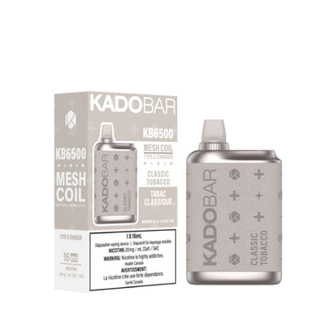 Kadobar KB 6500 Classic Tobacco Disposable Vape Pen Disposable Kadobar 