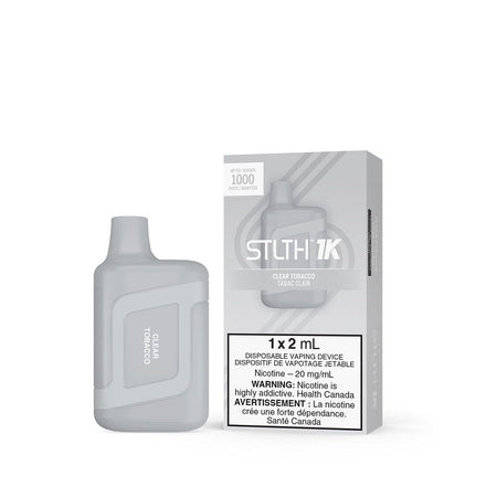 STLTH 1K Clear Tobacco Disposable Vape Disposable STLTH