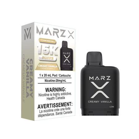 Marz X 15K Creamy Vanilla Disposable Pod Disposable Marz