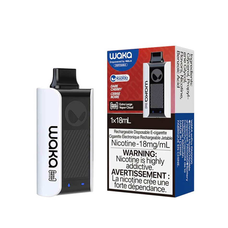 WAKA SoPro PA10000 Dark Cherry Disposable Vape Pen Disposable WAKA SoPro PA10000