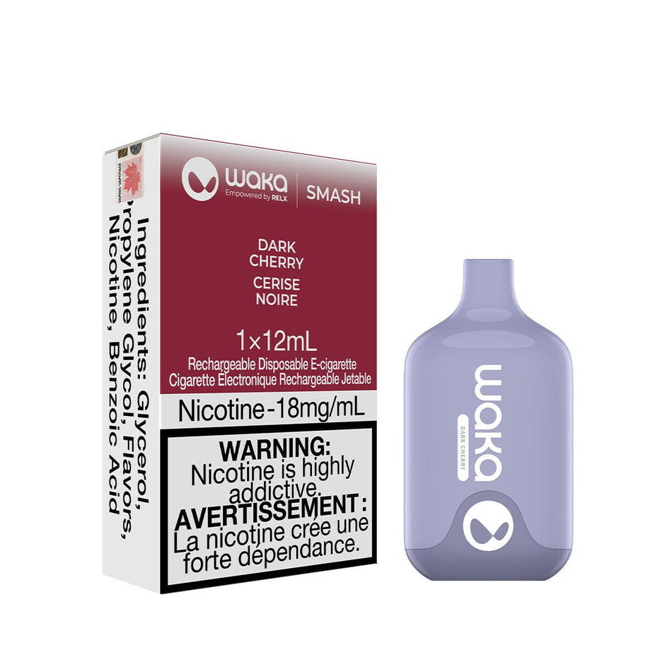 Waka Smash Dark Cherry Disposable Vape Disposable Waka