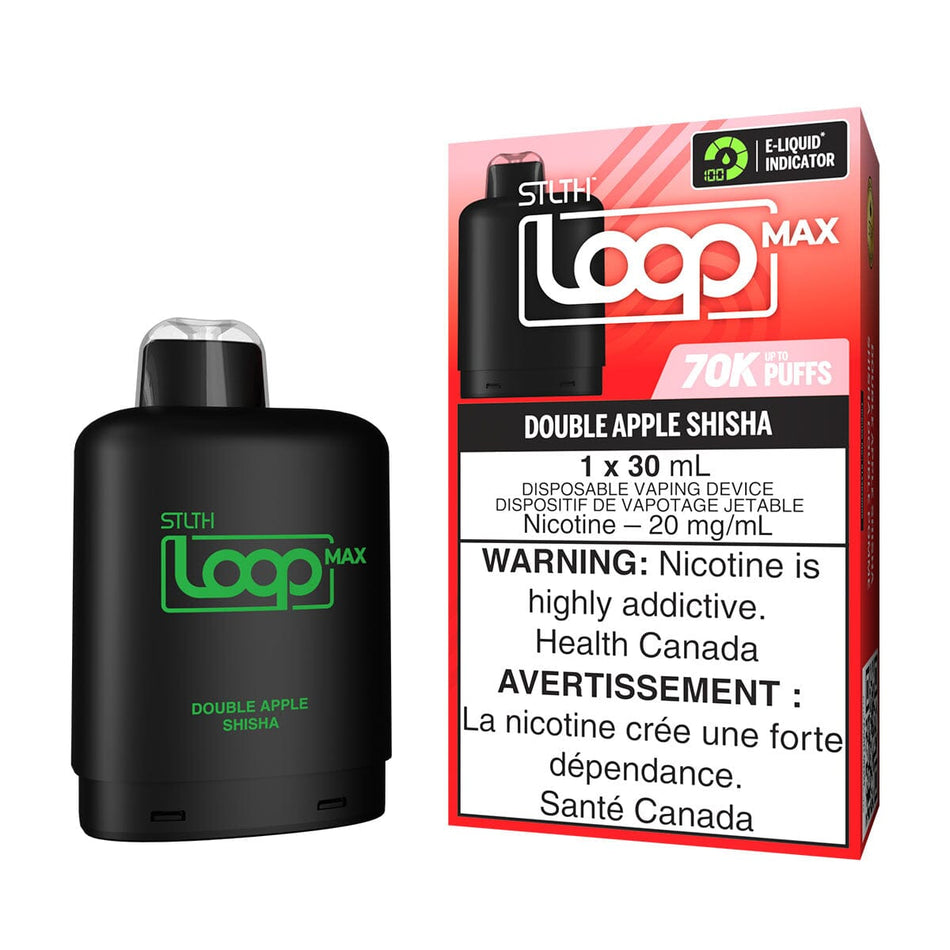 STLTH Loop MAX Double Apple Shisha Disposable Vape Pod Disposable STLTH