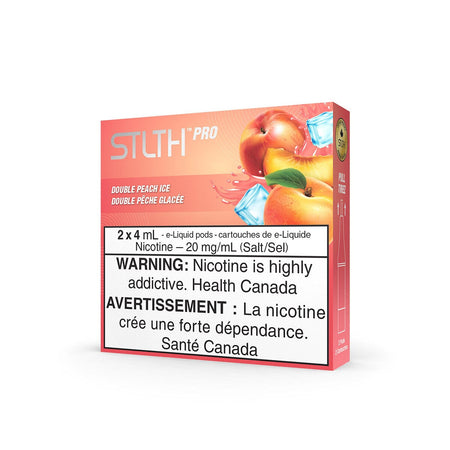 STLTH Pro Double Peach Ice Vape Pods Pre-Filled Pod STLTH