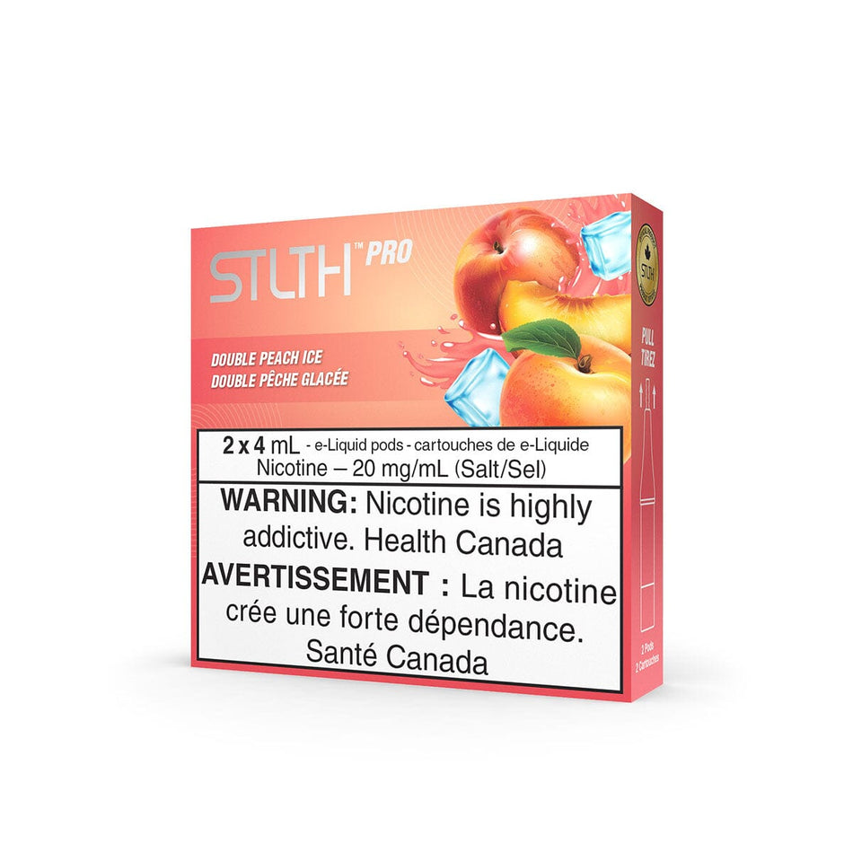 STLTH Pro Double Peach Ice Vape Pods Pre-Filled Pod STLTH