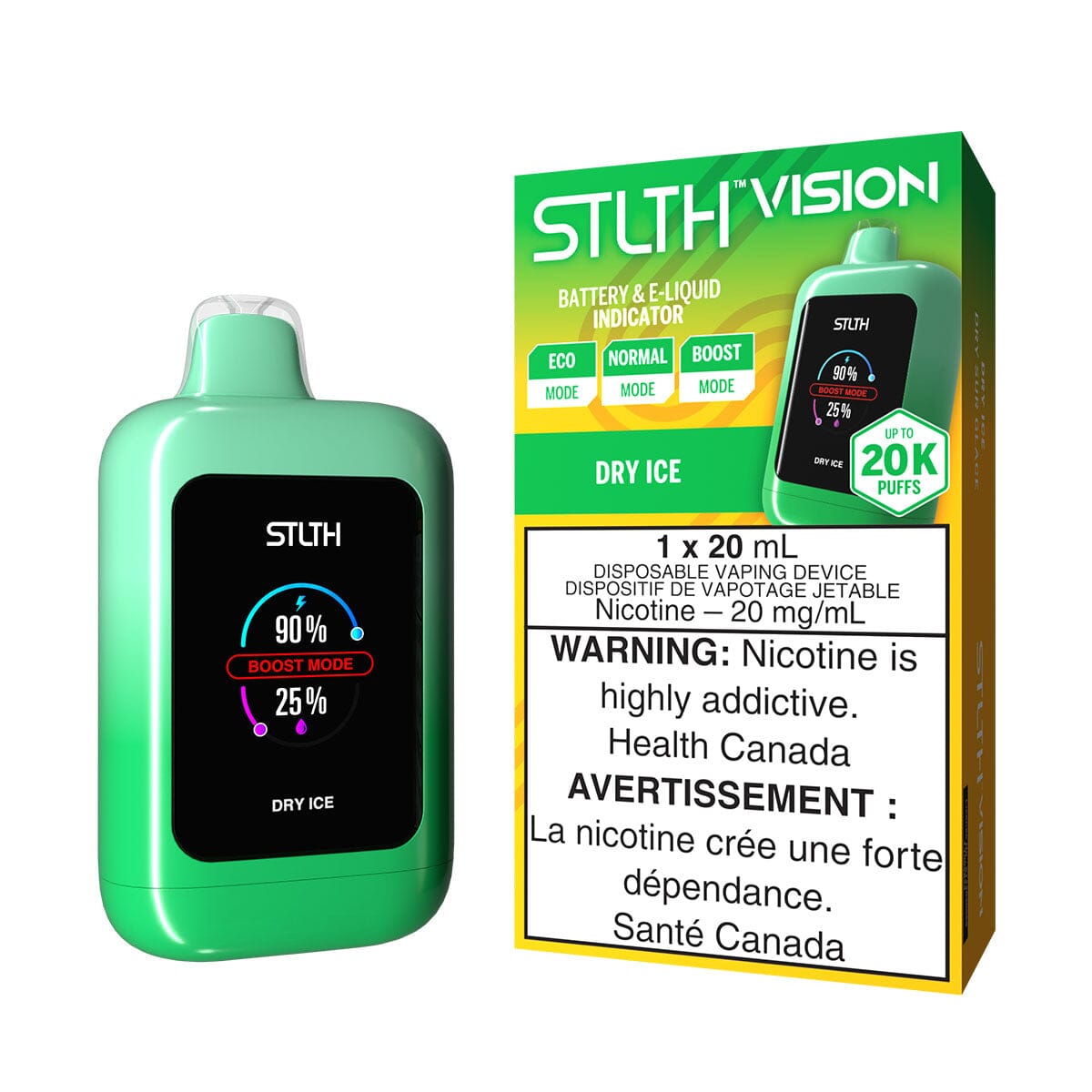 STLTH Vision Dry Ice Disposable Vape Disposable STLTH
