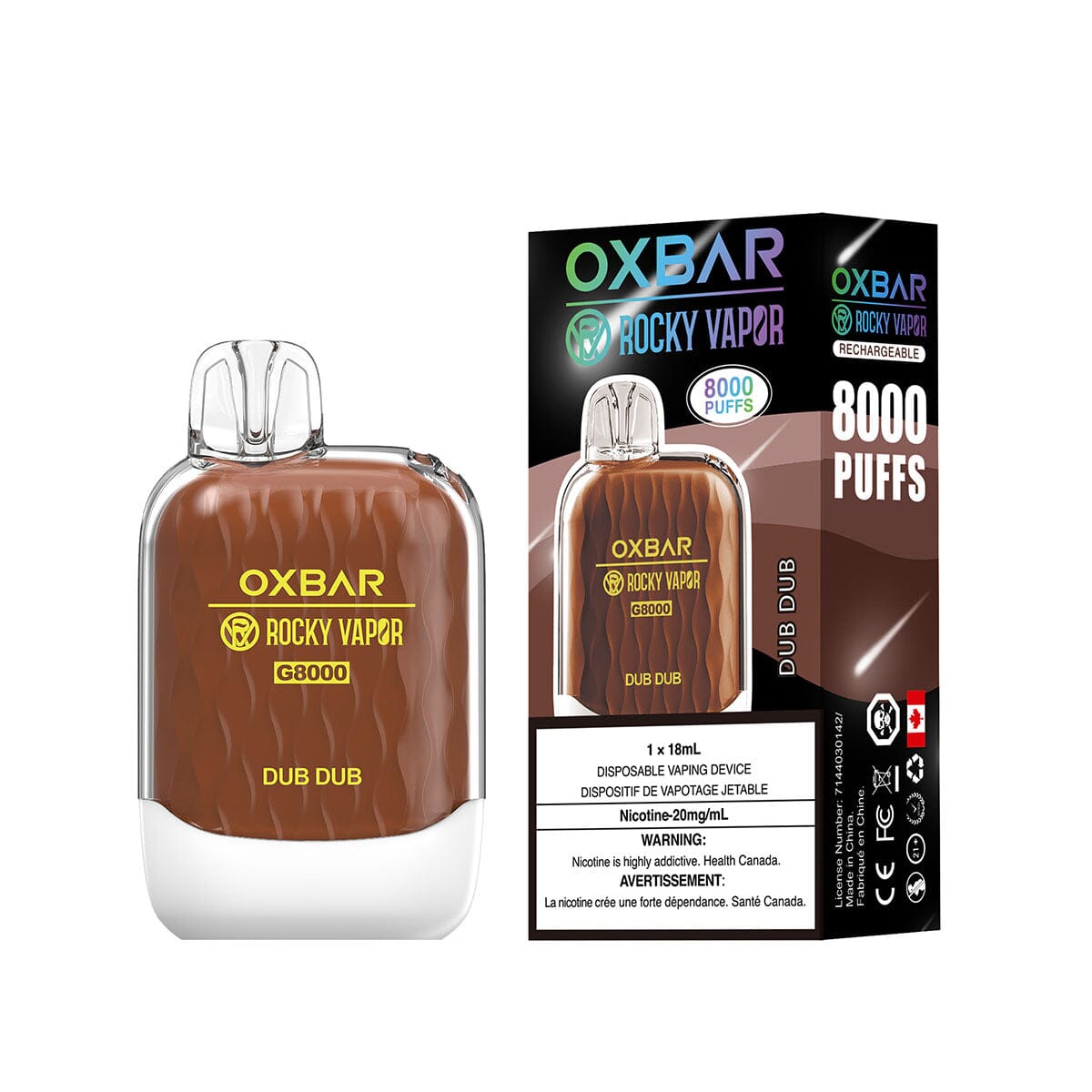 Oxbar G8000 Dub Dub Disposable Vape Pen Disposable Oxbar