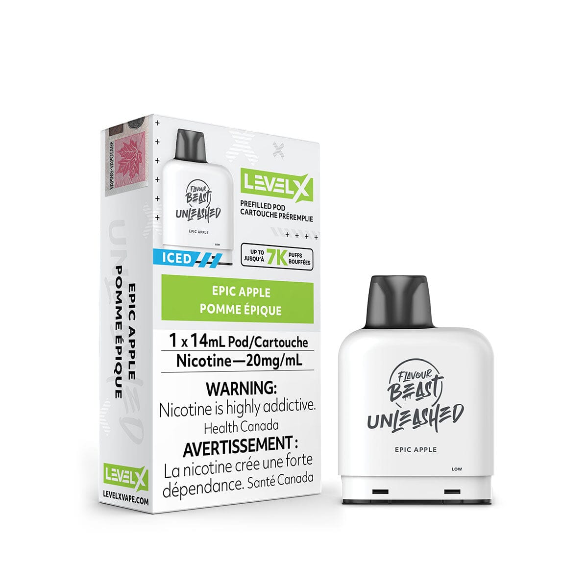 Level X Flavour Beast Unleashed Epic Apple Disposable Vape Pen Disposable Flavour Beast