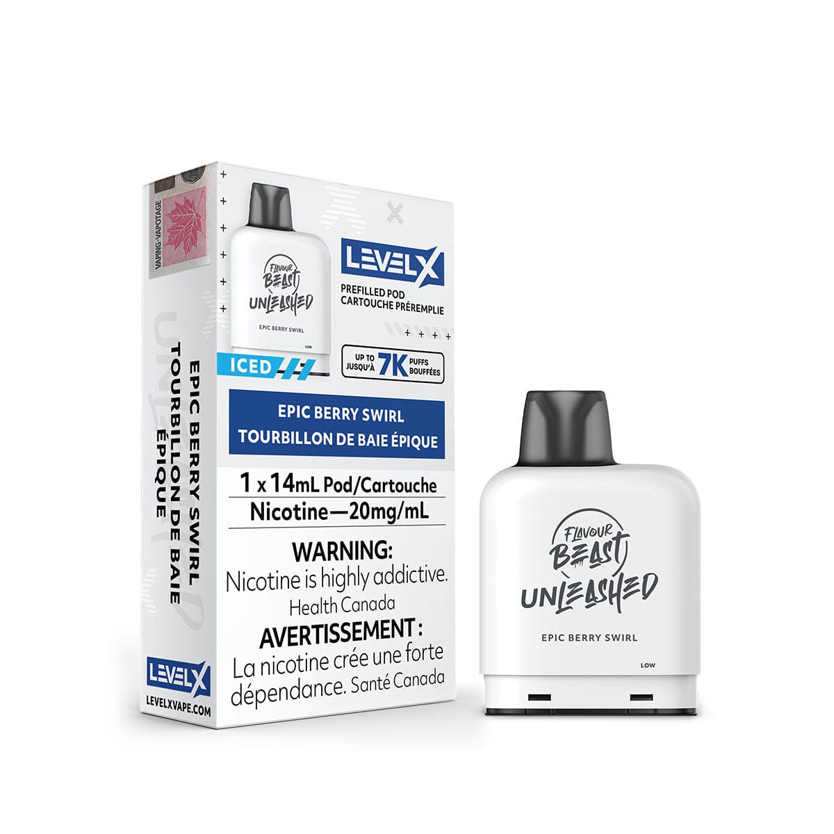 Level X Flavour Beast Unleashed Epic Berry Swirl Disposable Vape Pen Disposable Flavour Beast