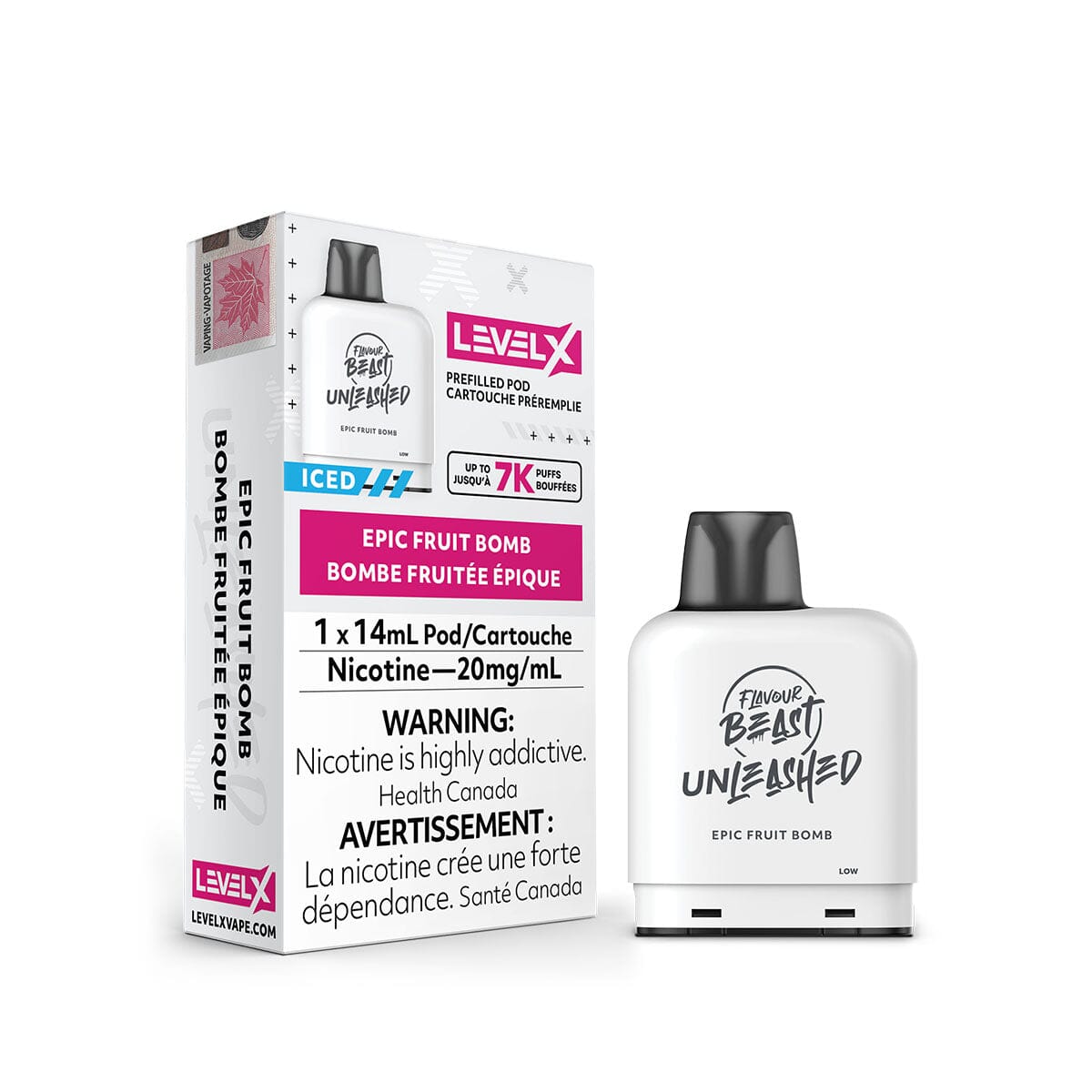 Level X Flavour Beast Unleashed Epic Fruit Bomb Disposable Vape Pen Disposable Flavour Beast