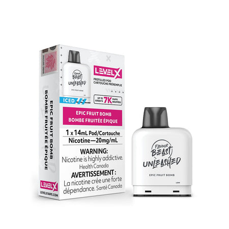 Level X Flavour Beast Unleashed Epic Fruit Bomb Disposable Vape Pen Disposable Flavour Beast