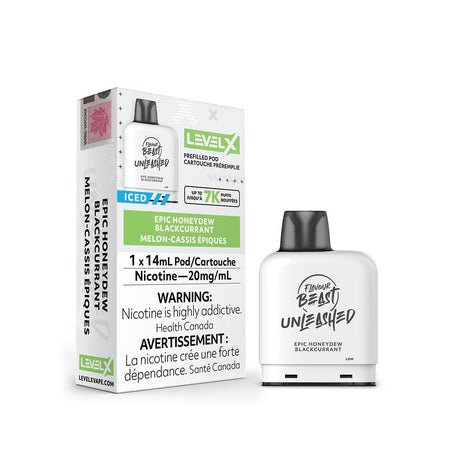 Level X Flavour Beast Unleashed Epic Honeydew Blackcurrant Disposable Vape Pen Disposable Flavour Beast