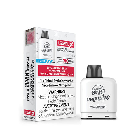 Level X Flavour Beast Unleashed Epic Strawberry Watermelon Disposable Vape Pen Disposable Flavour Beast