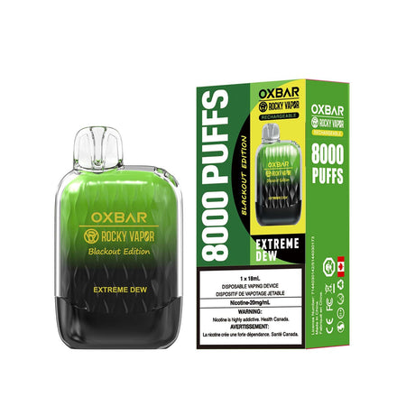 Oxbar G8000 Extreme Dew Disposable Vape Pen Disposable Oxbar