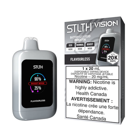 STLTH Vision Flavourless Disposable Vape Disposable STLTH