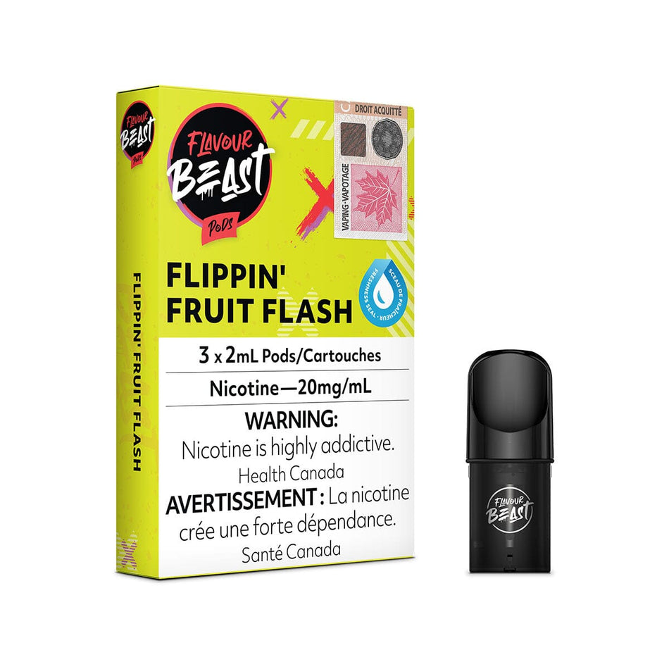 STLTH Compatible Flavour Beast Flippin' Fruit Flash Vape Pods Pre-filled Pod Flavour Beast