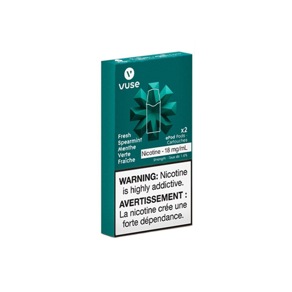 Vuse Fresh Spearmint Vape Pods Pre-filled Pod Vuse