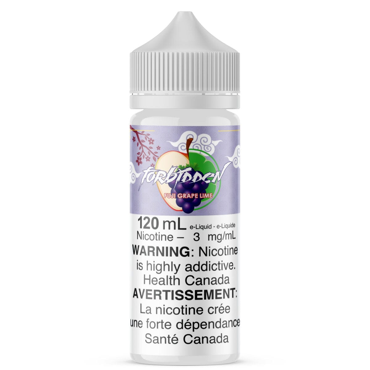 Forbidden Fuji Grape Lime E Liquid E-Liquid Forbidden 120mL 3mg/mL