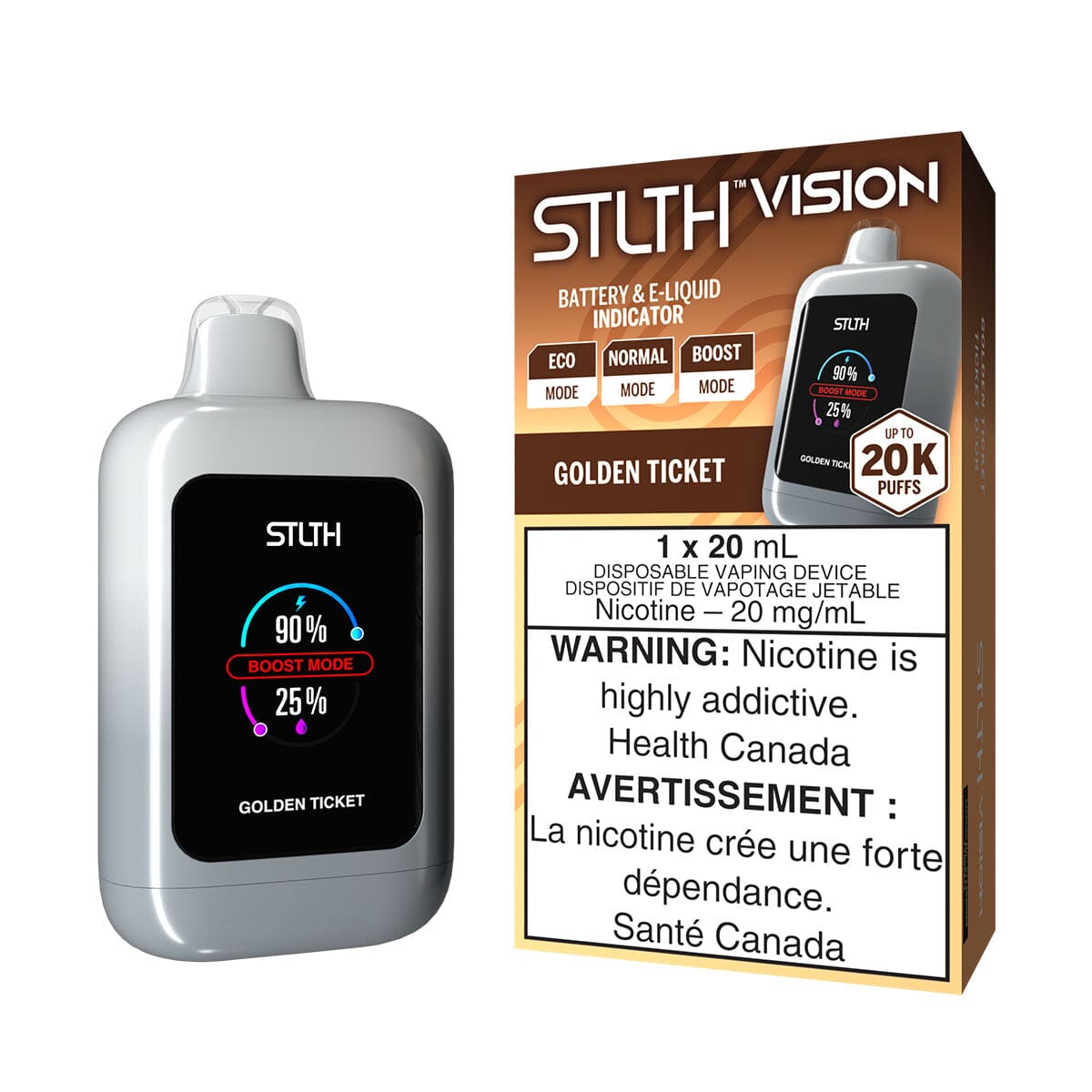 STLTH Vision Golden Ticket Disposable Vape Disposable STLTH