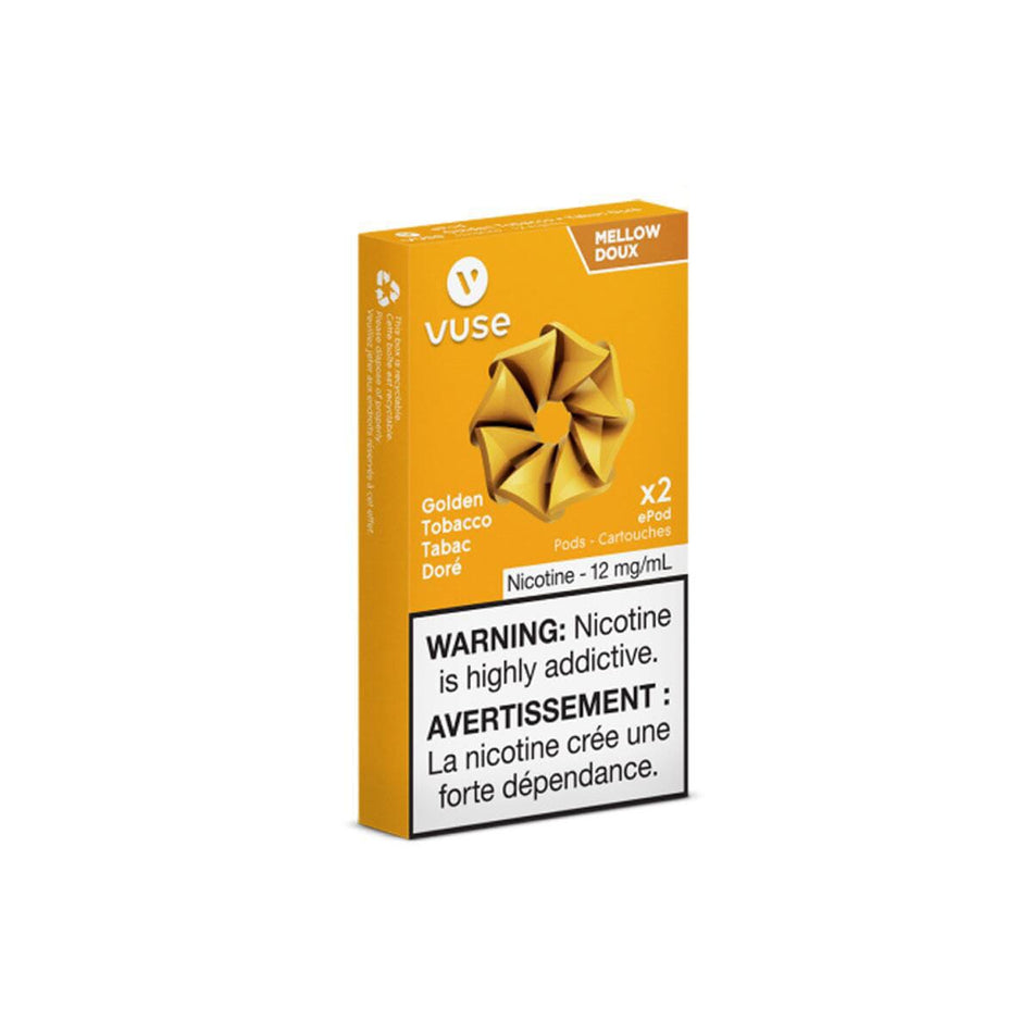 Vuse Golden Tobacco Vape Pods Pre-filled Pod Vuse