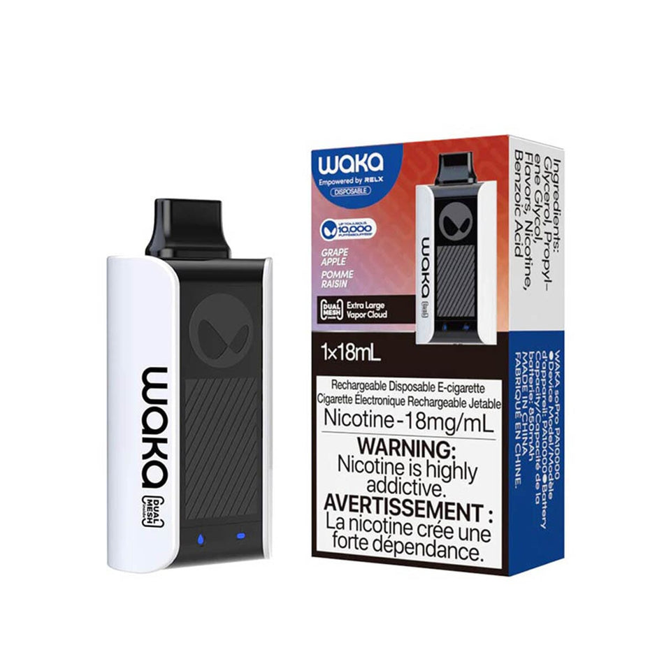 WAKA SoPro PA10000 Grape Apple Disposable Vape Pen Disposable WAKA SoPro PA10000