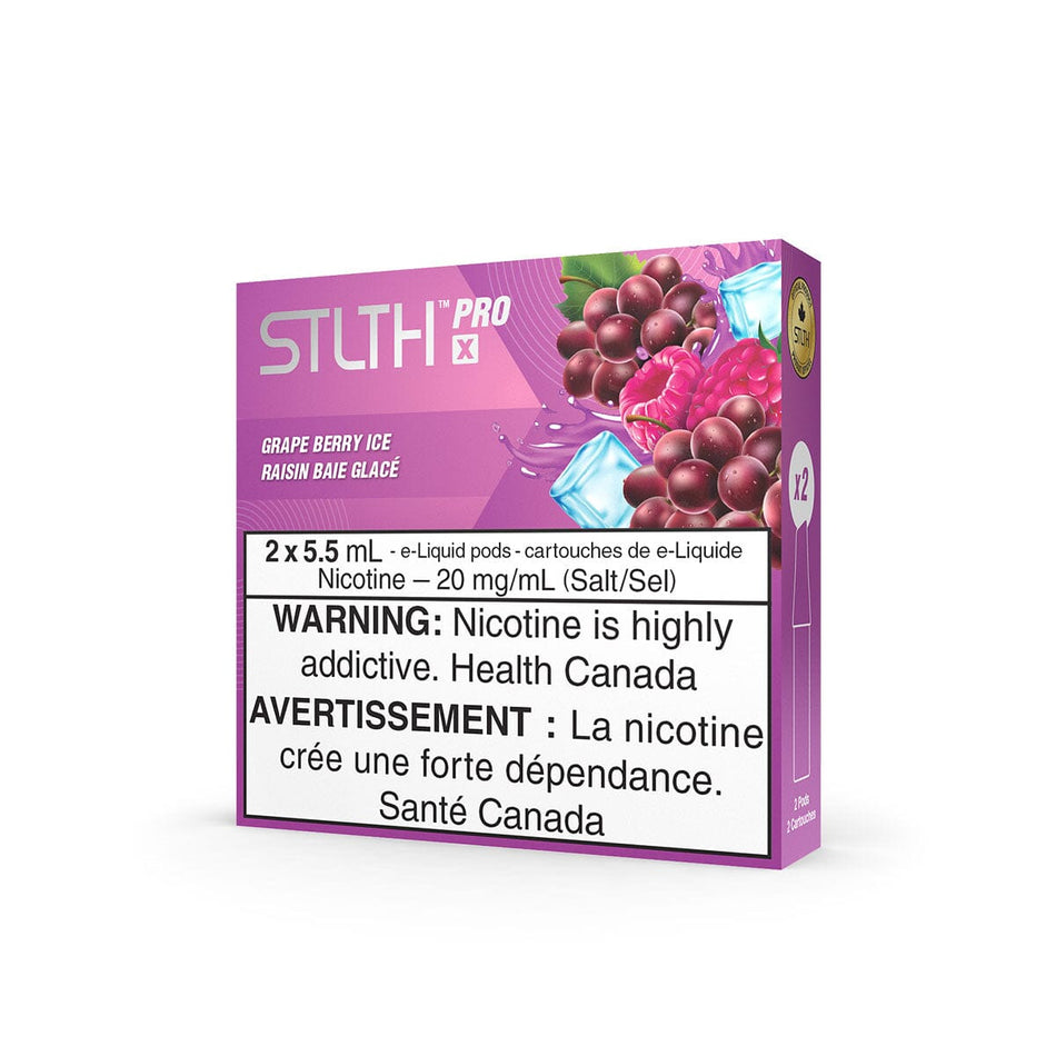 STLTH Pro X Grape Berry Ice Vape Pods Pre-Filled Pod STLTH