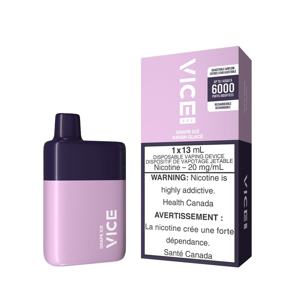 Vice Box Grape Ice Disposable Vape Pen Disposable Vice Box