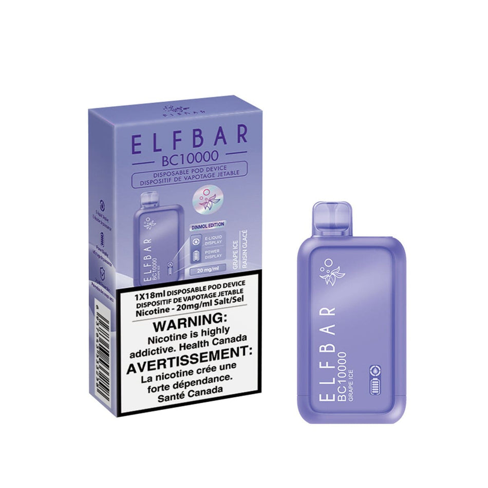Elf Bar BC10K Grape Ice Disposable Vape Pen Disposable Elf Bar