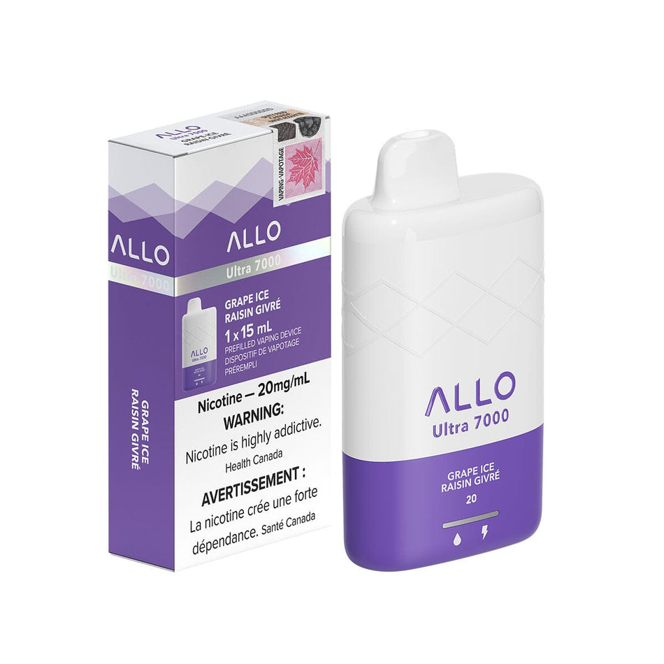 Allo Ultra 7000 Grape Ice Disposable Vape Pen Disposable Allo Ultra