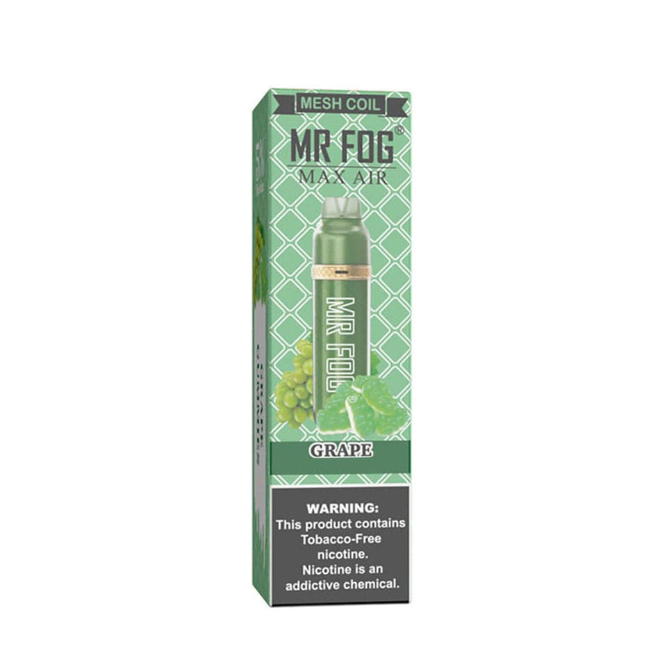 Mr. Fog Max Air Grape Disposable Vape Pen Disposable Mr. Fog Max Air