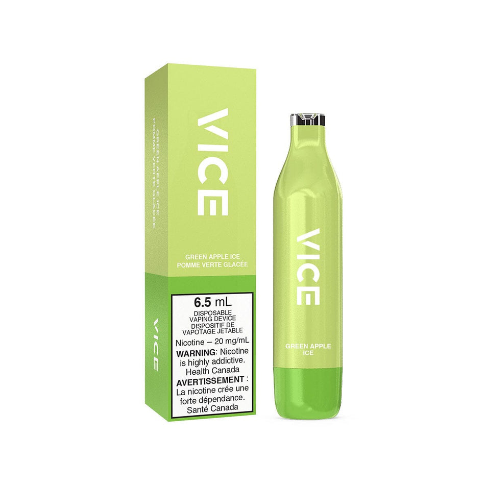 Vice 2500 Green Apple Ice Disposable Vape Pen Disposable Vice 2500