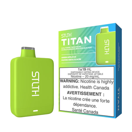 STLTH Titan Green Apple Ice Disposable Vape Pen Disposable STLTH