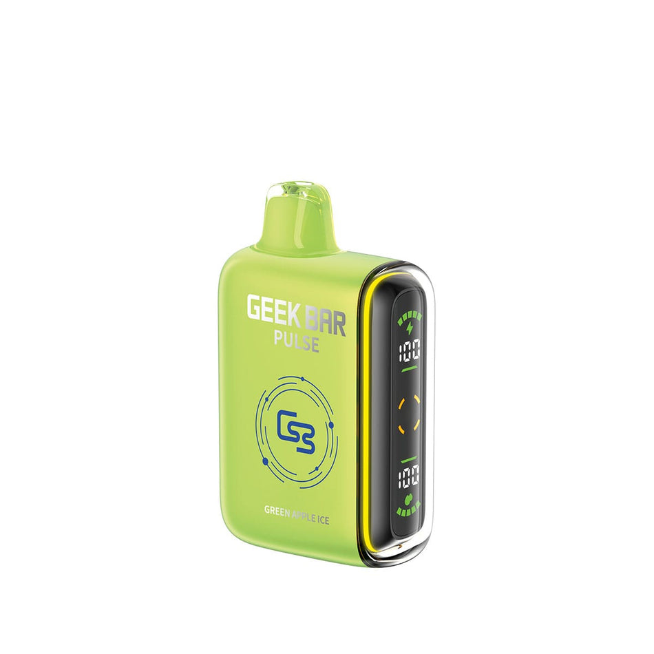 Geek Bar Pulse Green Apple Ice Disposable Vape Pen Disposable Geek Bar