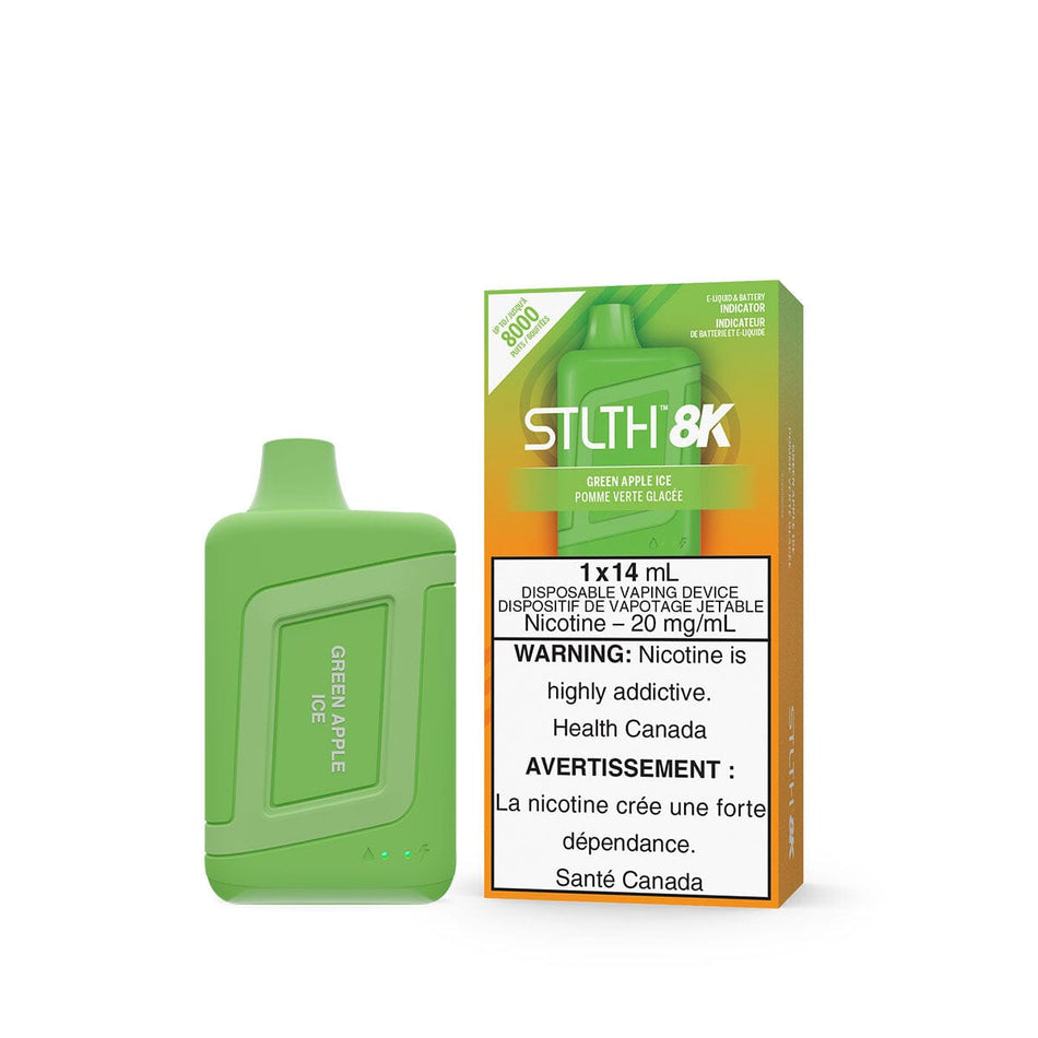 STLTH 8K Green Apple Ice Disposable Vape Disposable STLTH