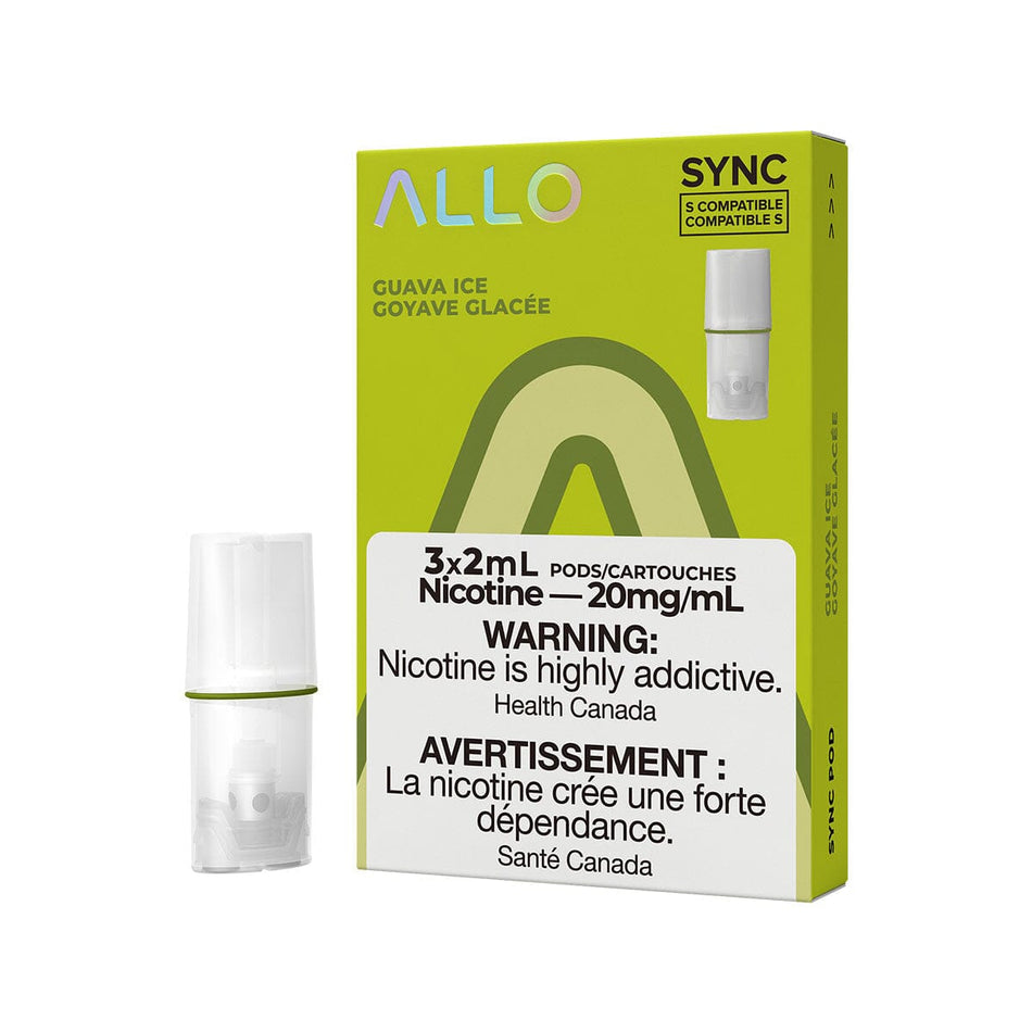 STLTH Compatible Allo Sync Guava Ice Vape Pods Pre-filled Pod Allo Sync
