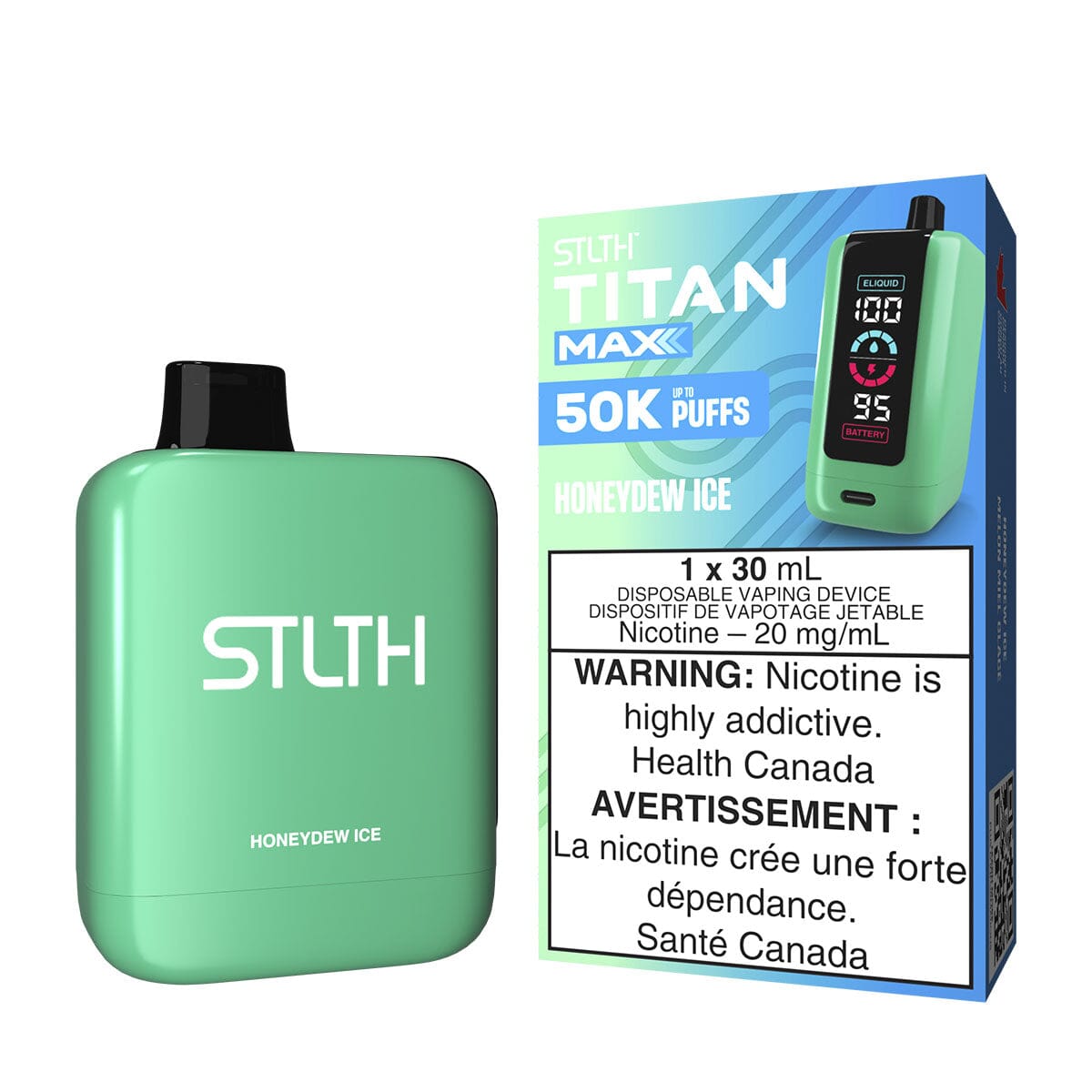 STLTH Titan Max Honeydew Ice Disposable Vape Disposable STLTH