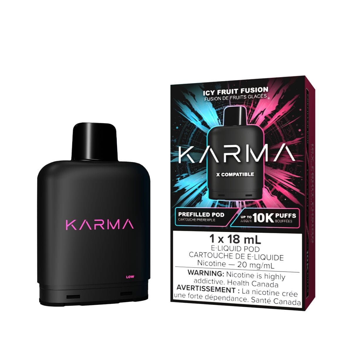 Level X Karma Icy Fruit Fusion Disposable Vape Pod Disposable Level X