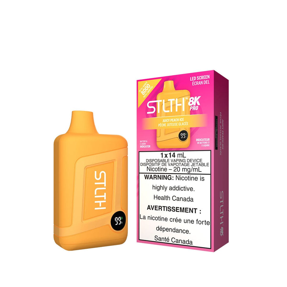 STLTH 8K Pro Juicy Peach Ice Disposable Vape Pen Disposable STLTH