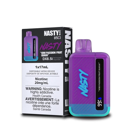 Nasty Bar 8500 Kiwi Passionfruit Guava Disposable Vape Pen Disposable Nasty