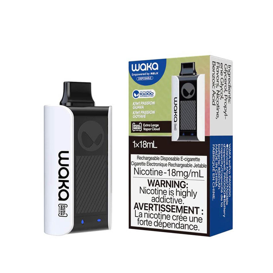 WAKA SoPro PA10000 Kiwi Passion Guava Disposable Vape Pen Disposable WAKA SoPro PA10000