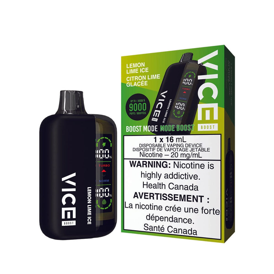 Vice Boost Lemon Lime Ice Disposable Vape Pen Disposable Vice