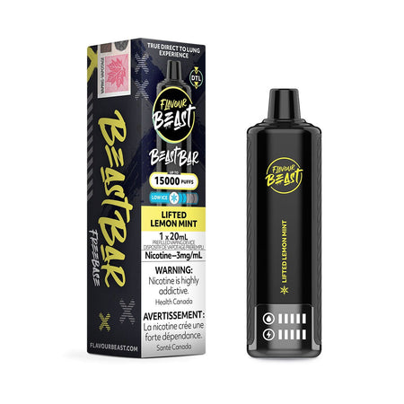 Flavour Beast Bar Lifted Lemon Mint Disposable Vape Pen Disposable Flavour Beast