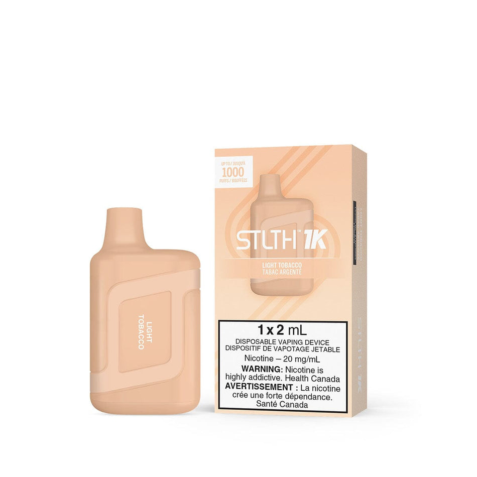 STLTH 1K Light Tobacco Disposable Vape Disposable STLTH