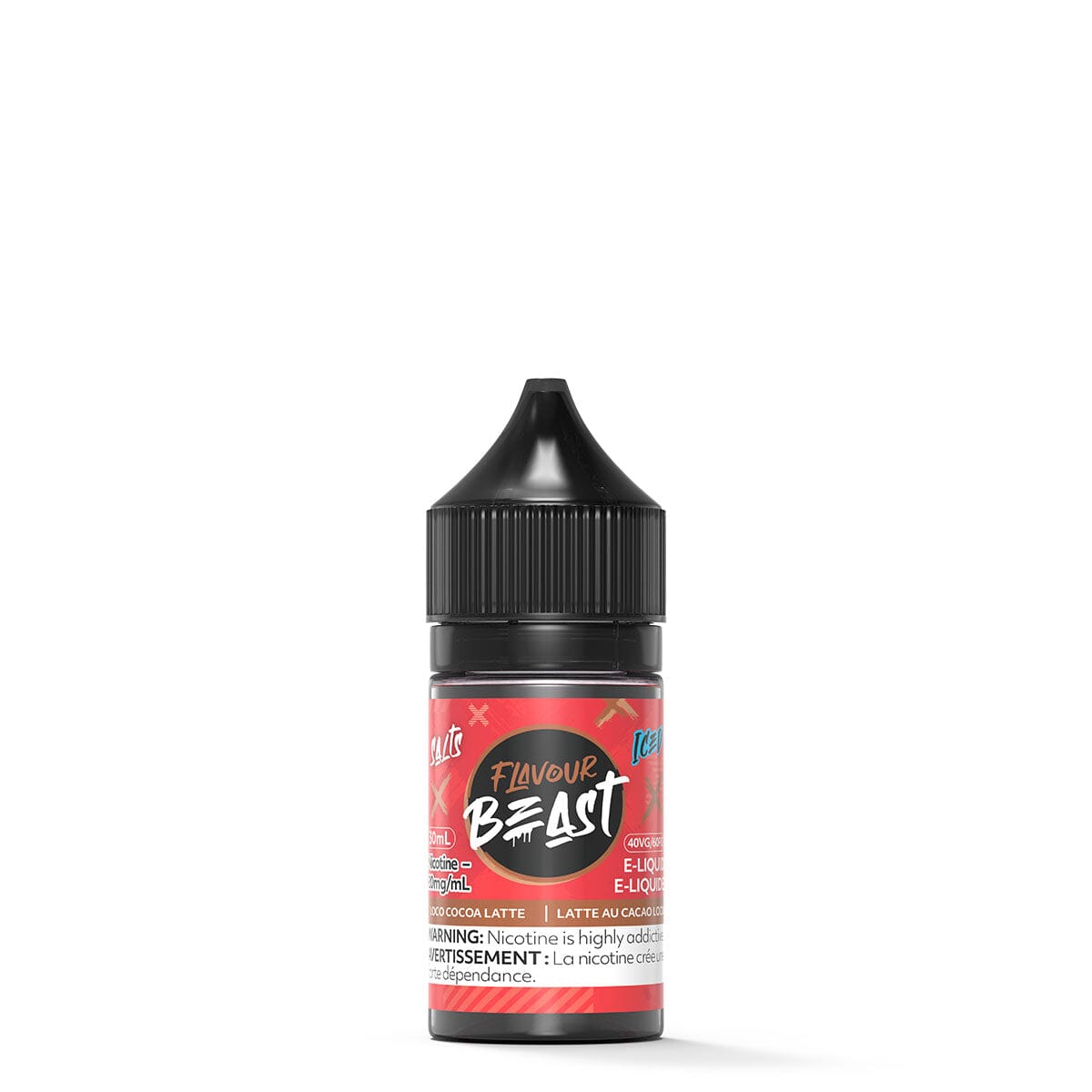 Flavour Beast Loco Cocoa Latte Iced Salt Nic E Liquid E-Liquid Flavour Beast