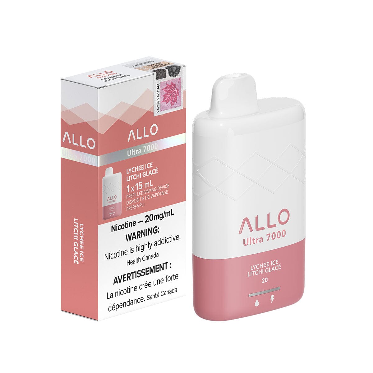 Allo Ultra 7000 Lychee Ice Vape