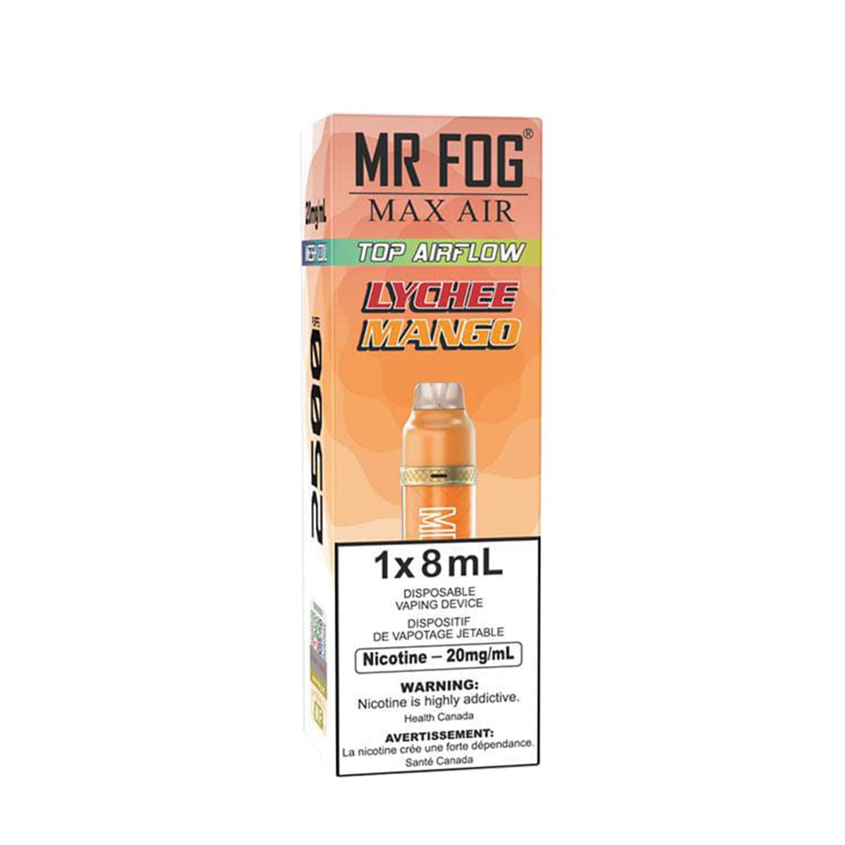 Mr. Fog Max Air Lychee Mango Disposable Vape Pen Disposable Mr. Fog Max Air