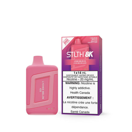 STLTH 8K Lychee Melon Ice Disposable Vape Disposable STLTH