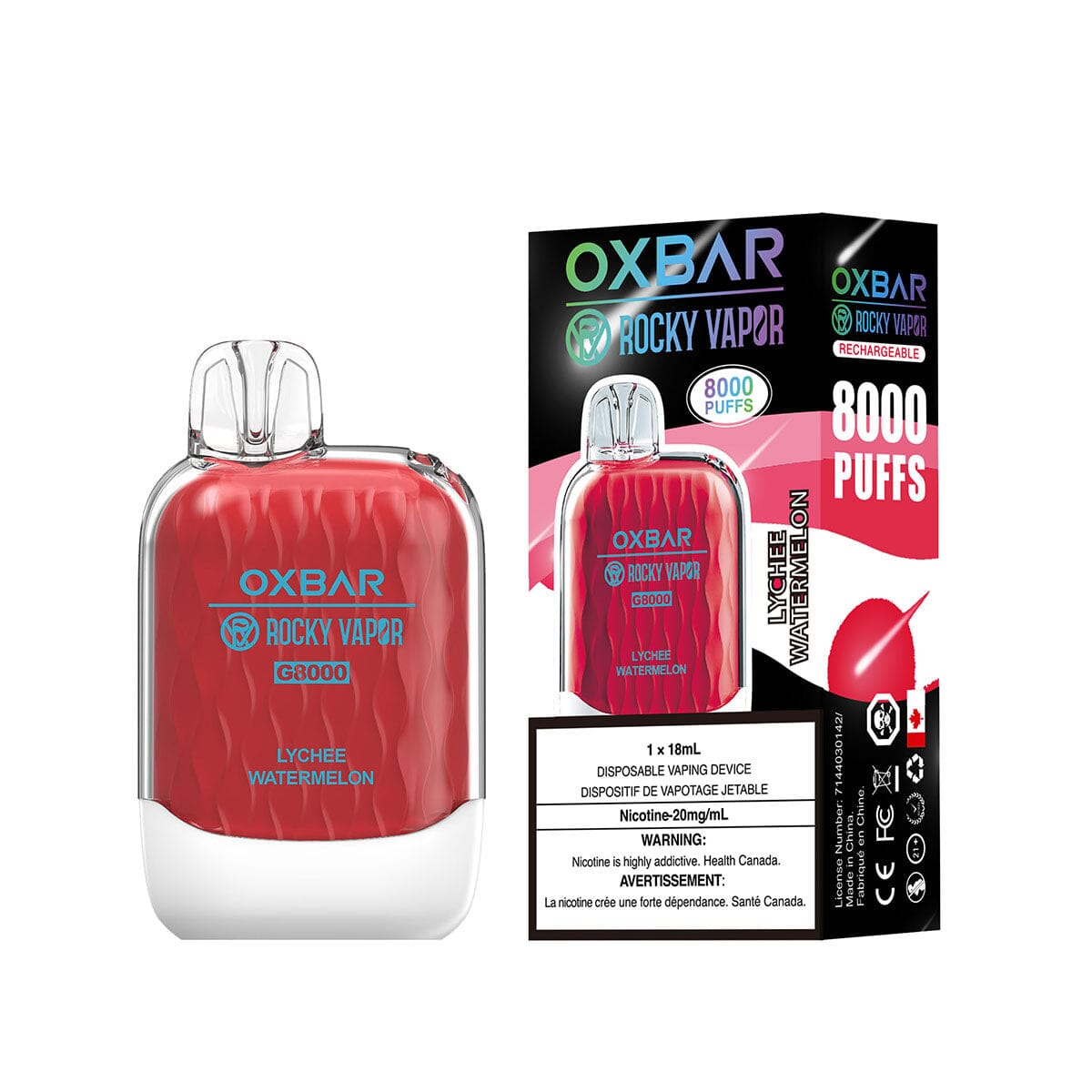 OXBAR G8000 Lychee Watermelon Disposable Vape Pen | VapeMeet OXBAR G8000 Lychee Watermelon Disposable Vape Pen | VapeMeet
