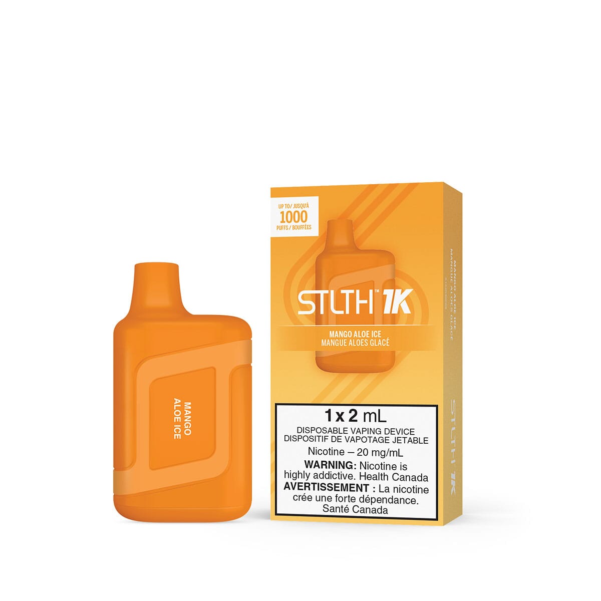 STLTH 1K Mango Aloe Ice Disposable Vape VapeMeet STLTH 1K Mango Aloe Ice Disposable Vape VapeMeet