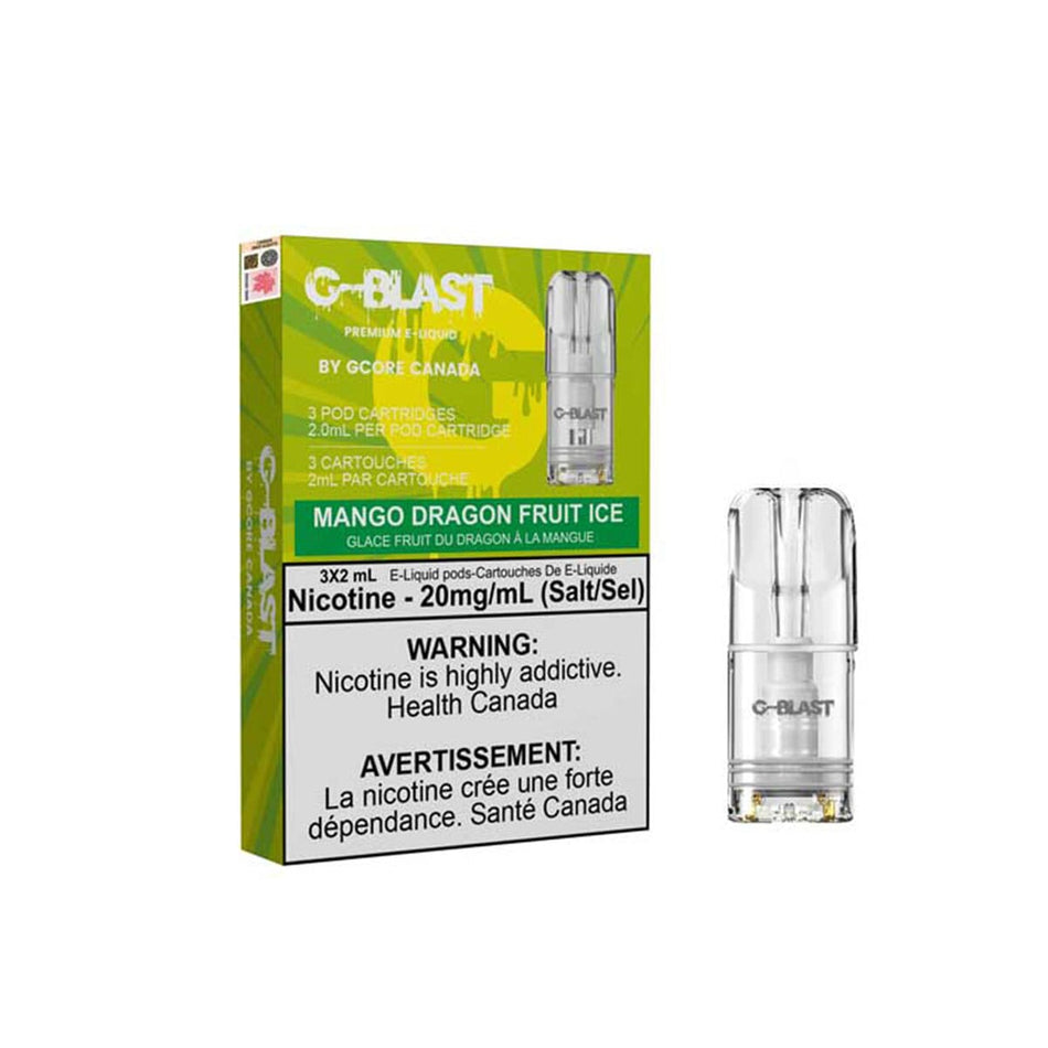 Stlth Compatible G-Blast Mango Dragon Fruit Vape Pods Pre-filled Pod Gcore