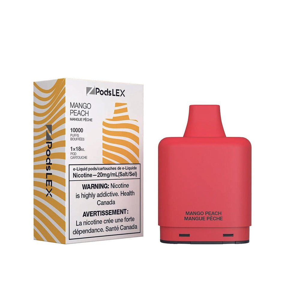 Z Pods LEX Mango Peach Disposable Vape Pod Disposable Z Pods